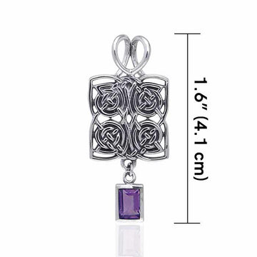 Celtic Knotwork Silver Pendant TPD380 - Jewelry